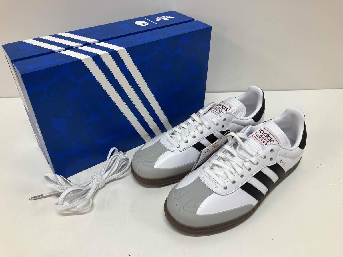 adidas アディダス SAMBA BAPE FTW JR9245 サンバ スニーカー 箱付き 紐付き 新品 ホワイト
