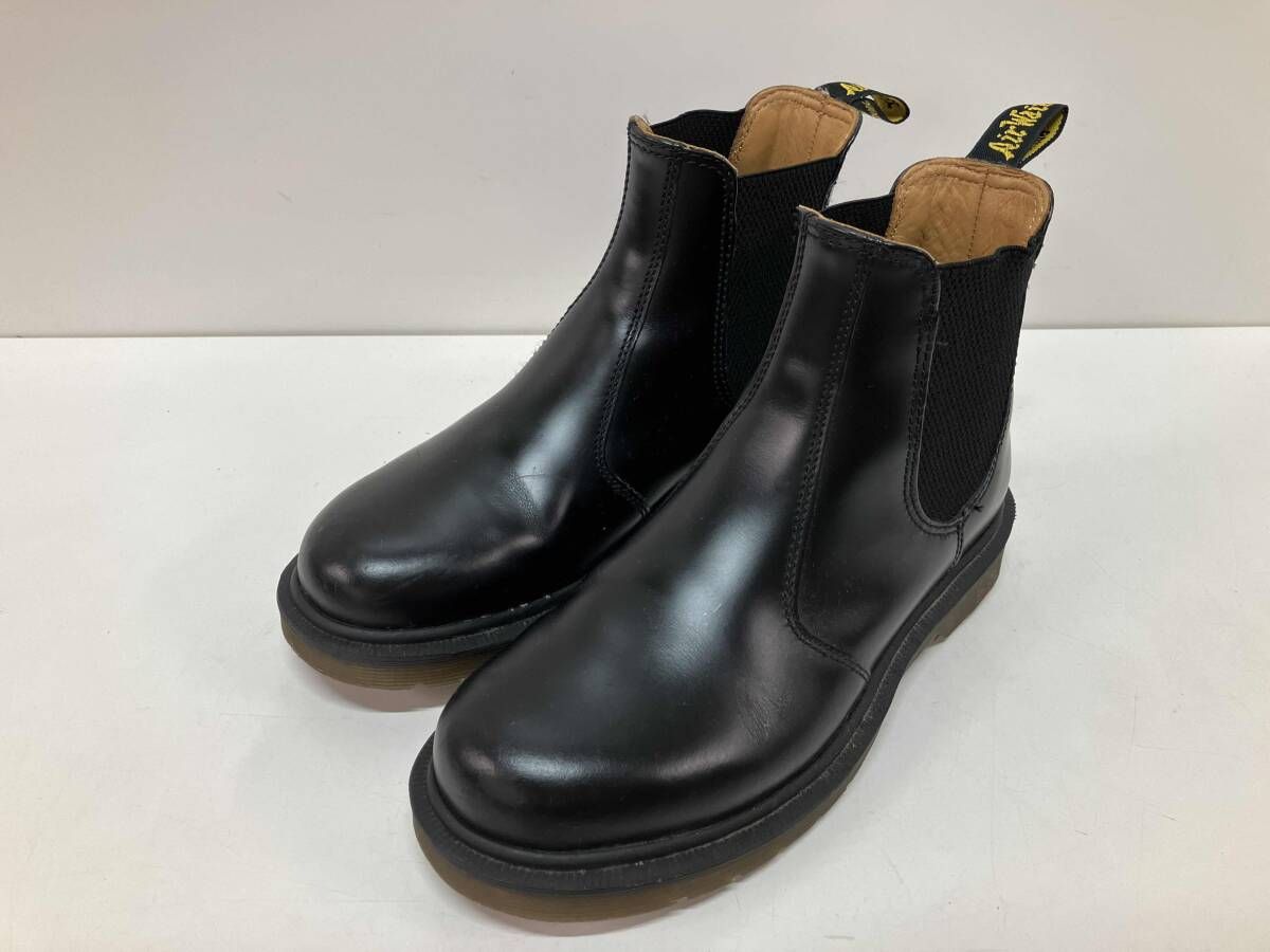 Dr.Martens ドクターマーチン 2976 ショートブーツ サイドゴア サイズEU38 ブラック レザー