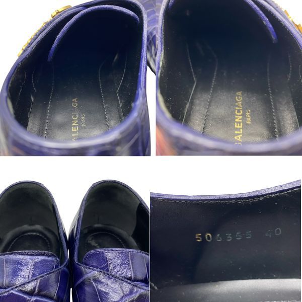バレンシアガ BALENCIAGA レザーシューズ ローファー モンクストラップ
