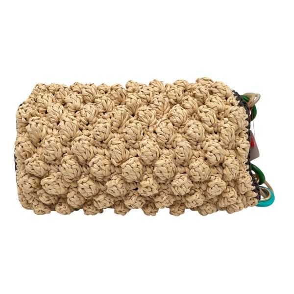 ミッソーニ MISSONI ハンド バッグ 鞄 かごバッグ 鎖 アクリルチェーン