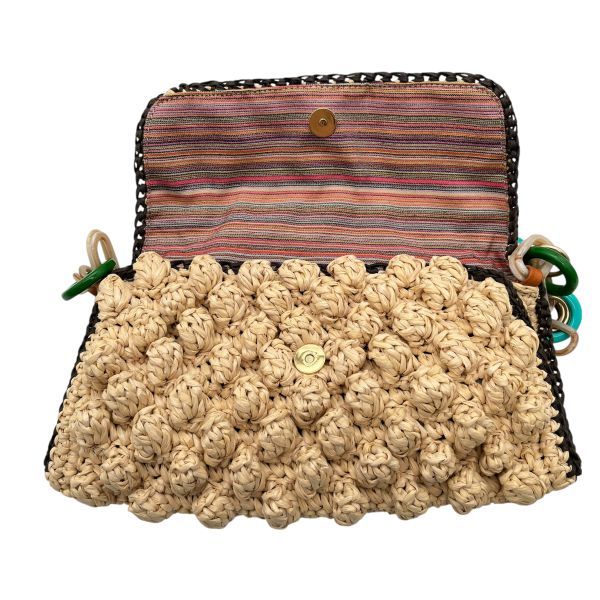 ミッソーニ MISSONI ハンド バッグ 鞄 かごバッグ 鎖 アクリルチェーン
