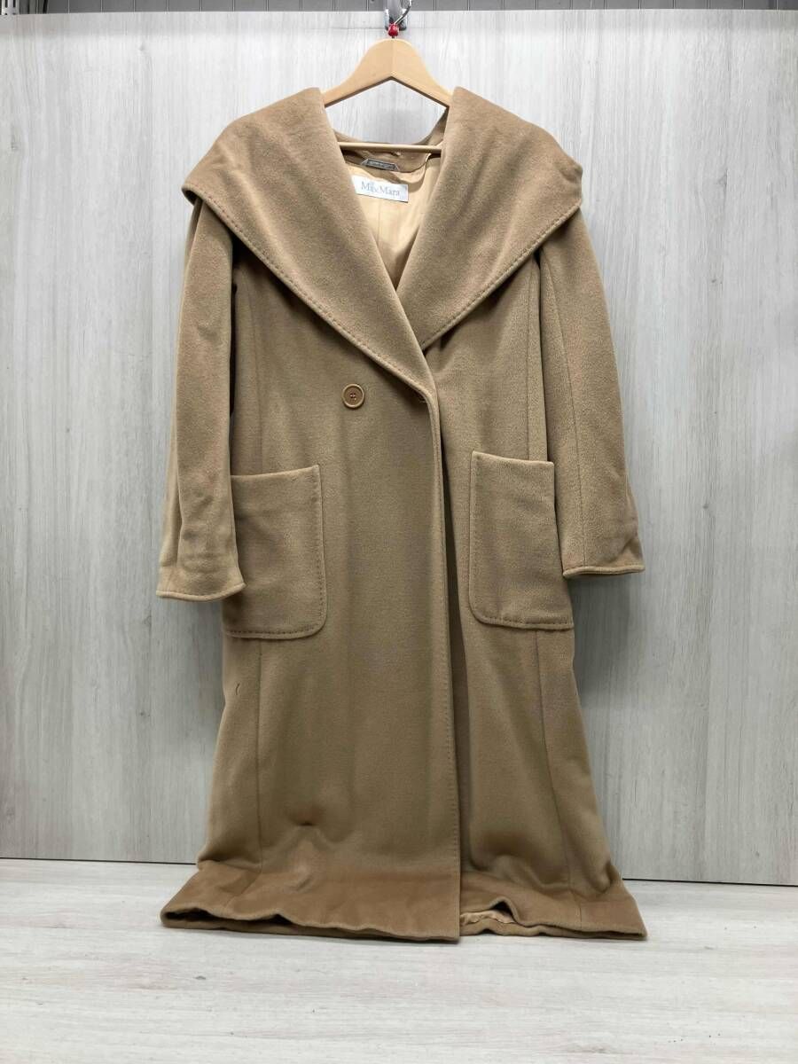 MAX MARA コート ベージュ 表記サイズ38 虫食い箇所あり