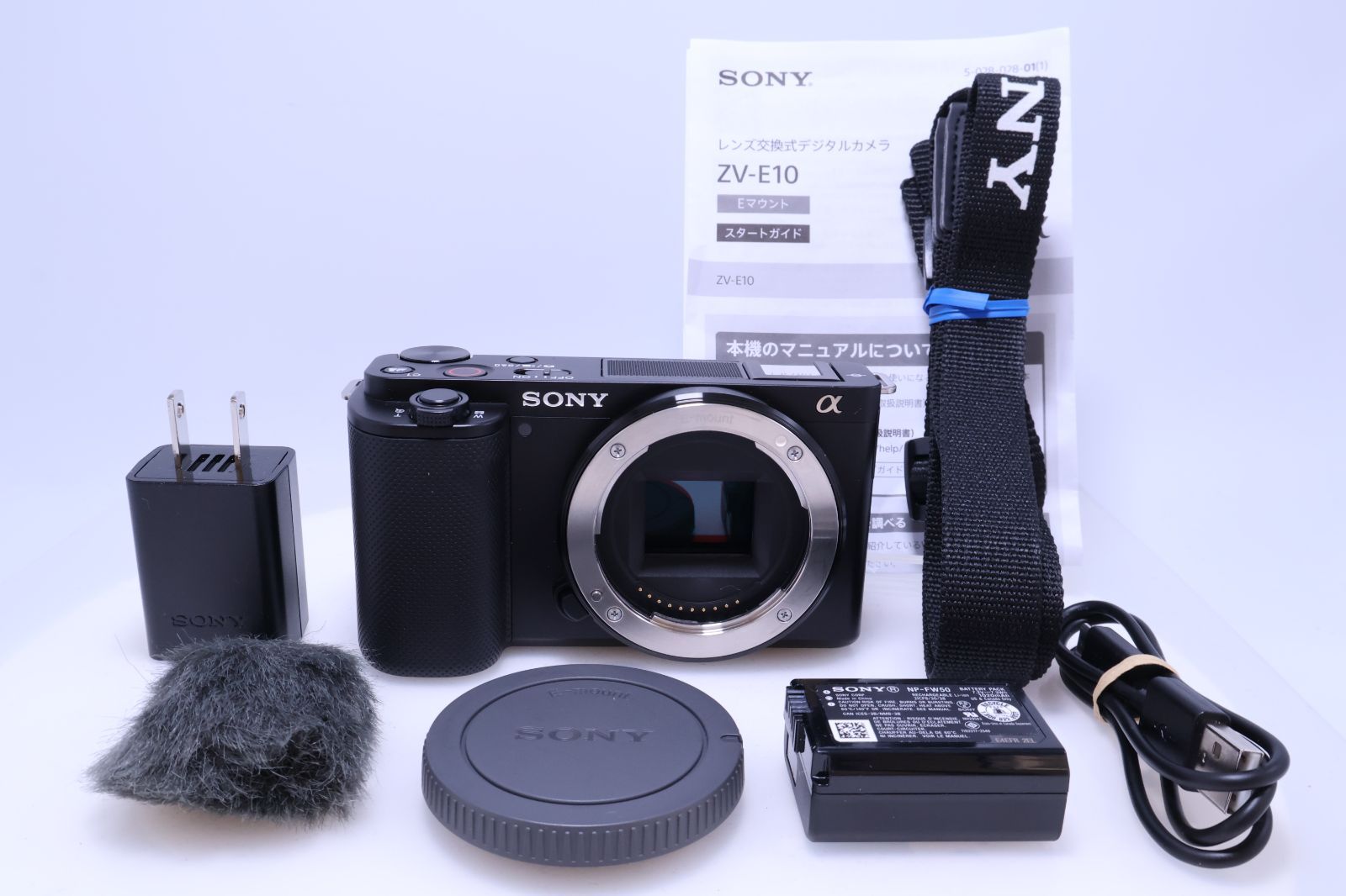 SONY Vlog用カメラ ZV-E10 ボディ ウインドスクリーン付属 155回 極美品】SONY ZV-E10 ボディ ブラック ウィンドスクリーン付属