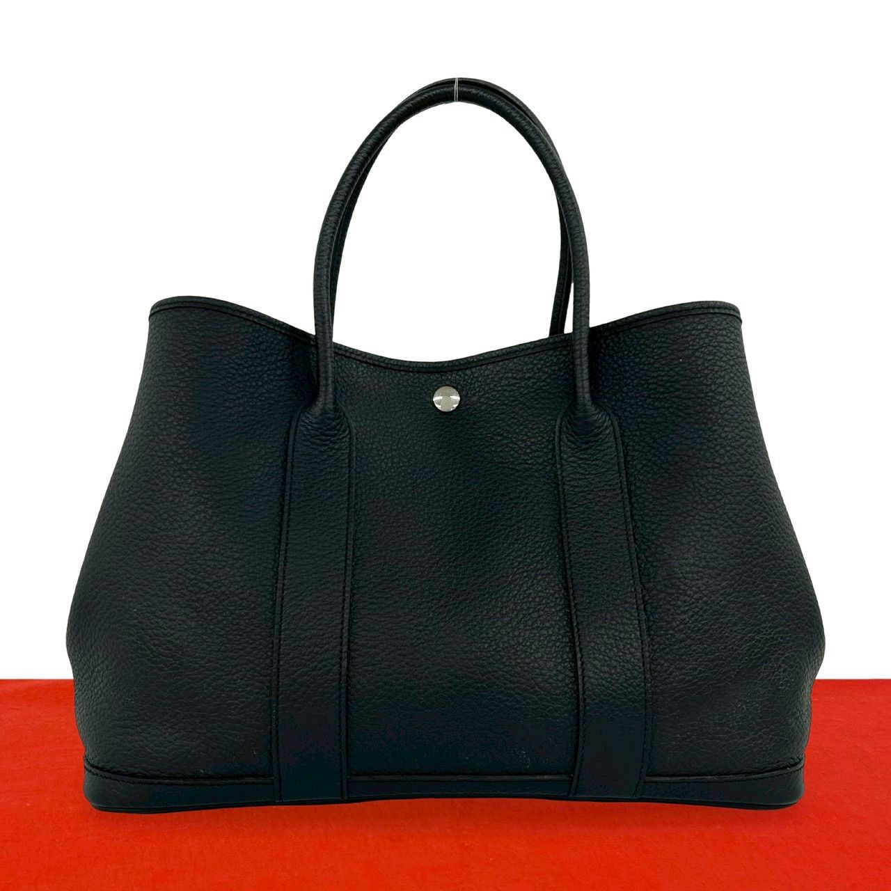 極 美品 □R 刻印 HERMES エルメス ガーデンパーティ 36 PM ヴァッシュ