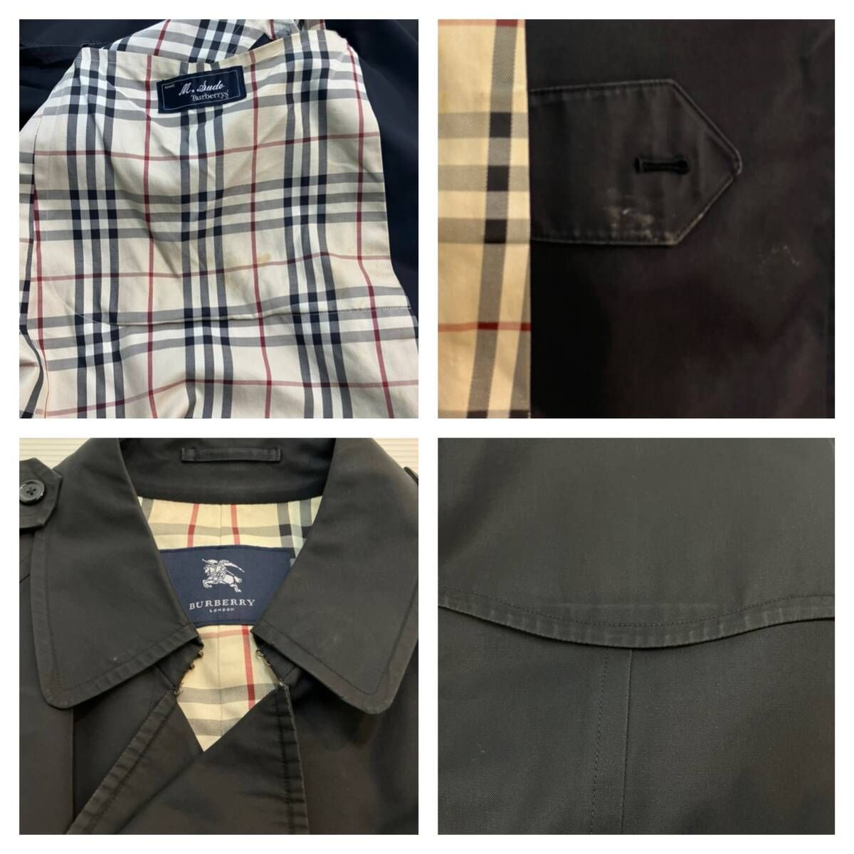 ☆ BURBERRY London バーバー ロンドン トレンチコート サイズF