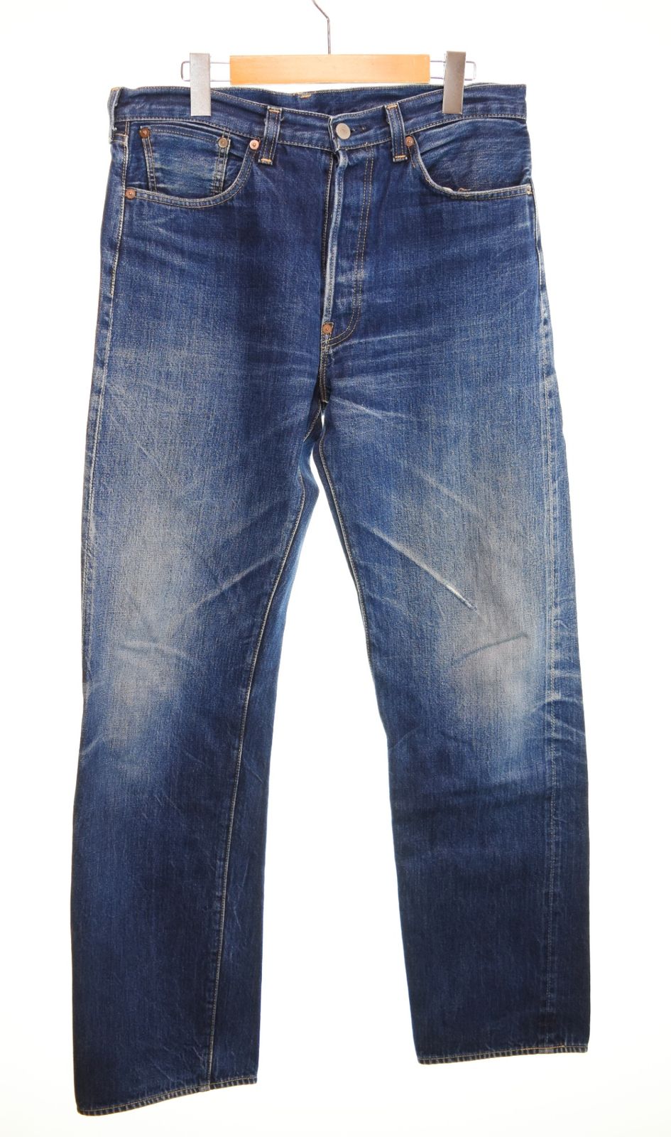 リーバイス Levi's LVC 日本製 1937 MODEL 30's 復刻 501XX 501 濃紺 革パッチ シンチバック BIG E 隠しリベット 37501 デニム ブルー W34 103MB-1019