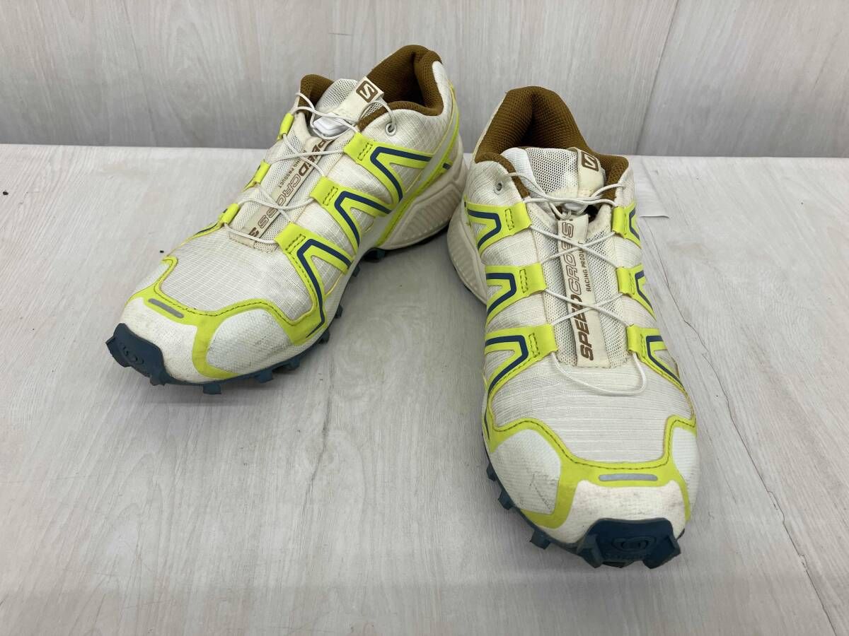 salomon サロモン スニーカー 413889 ホワイト×イエロー 26㎝