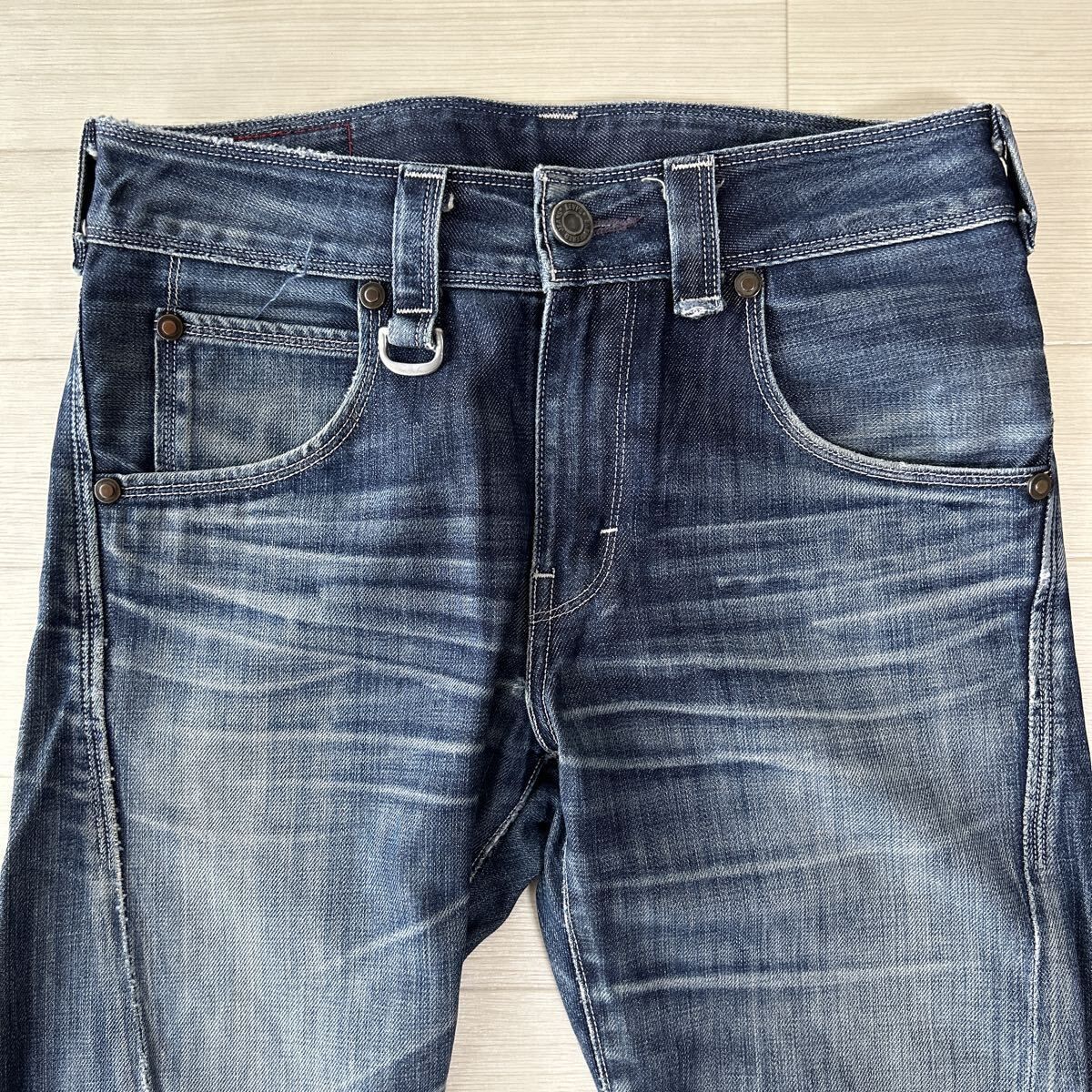 Levi's ENGINEERED 立体裁断 デニム archive y2k Levi's Engineered Jeans EJ126-0002 W30 立体裁断 デニム Y2K ジップ