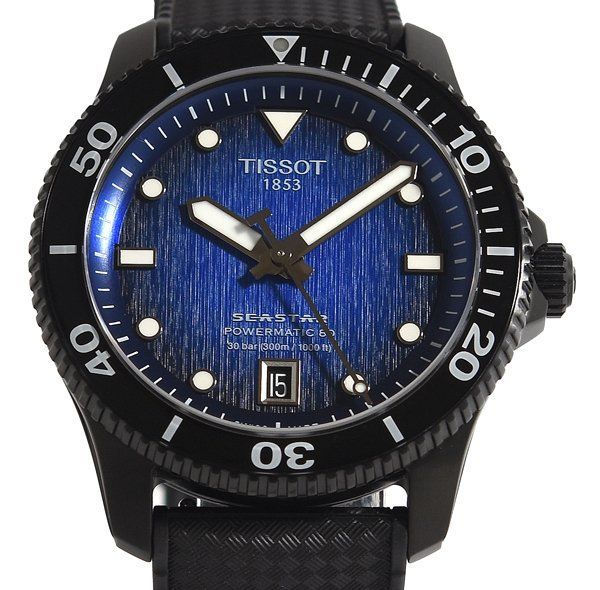 未使用 TISSOT ティソ シースター1000 パワーマティック 80 T120807 T120.807.37.041.00 自動巻き メンズ