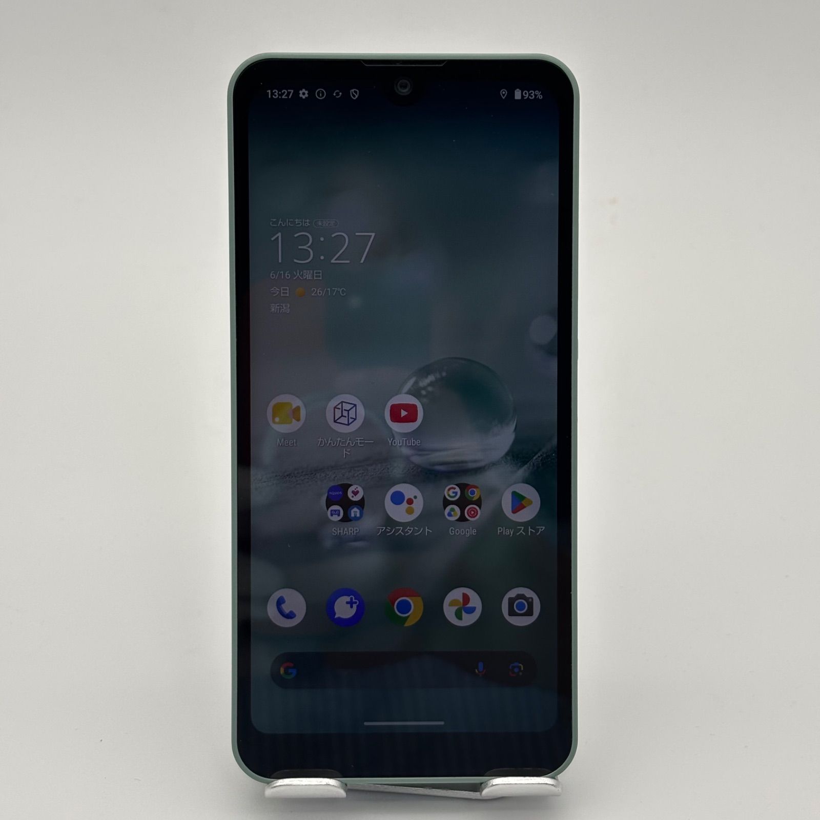AQUOS wish2 SHG08 64GB Android14 SIMフリー グリーン 動作品【管理