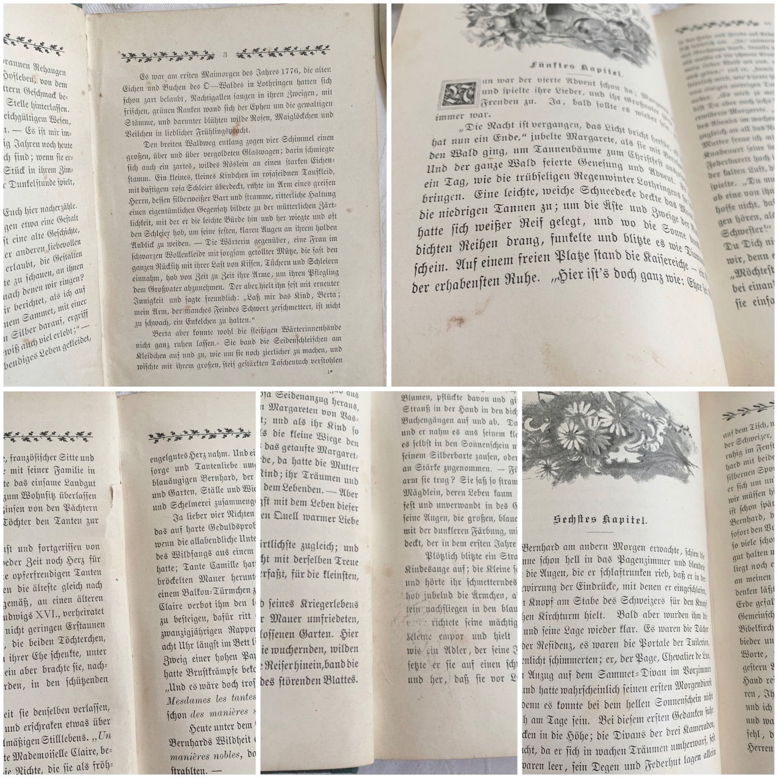 1898年 アンティーク洋書 -古書ならではの装丁のディスプレイ洋書