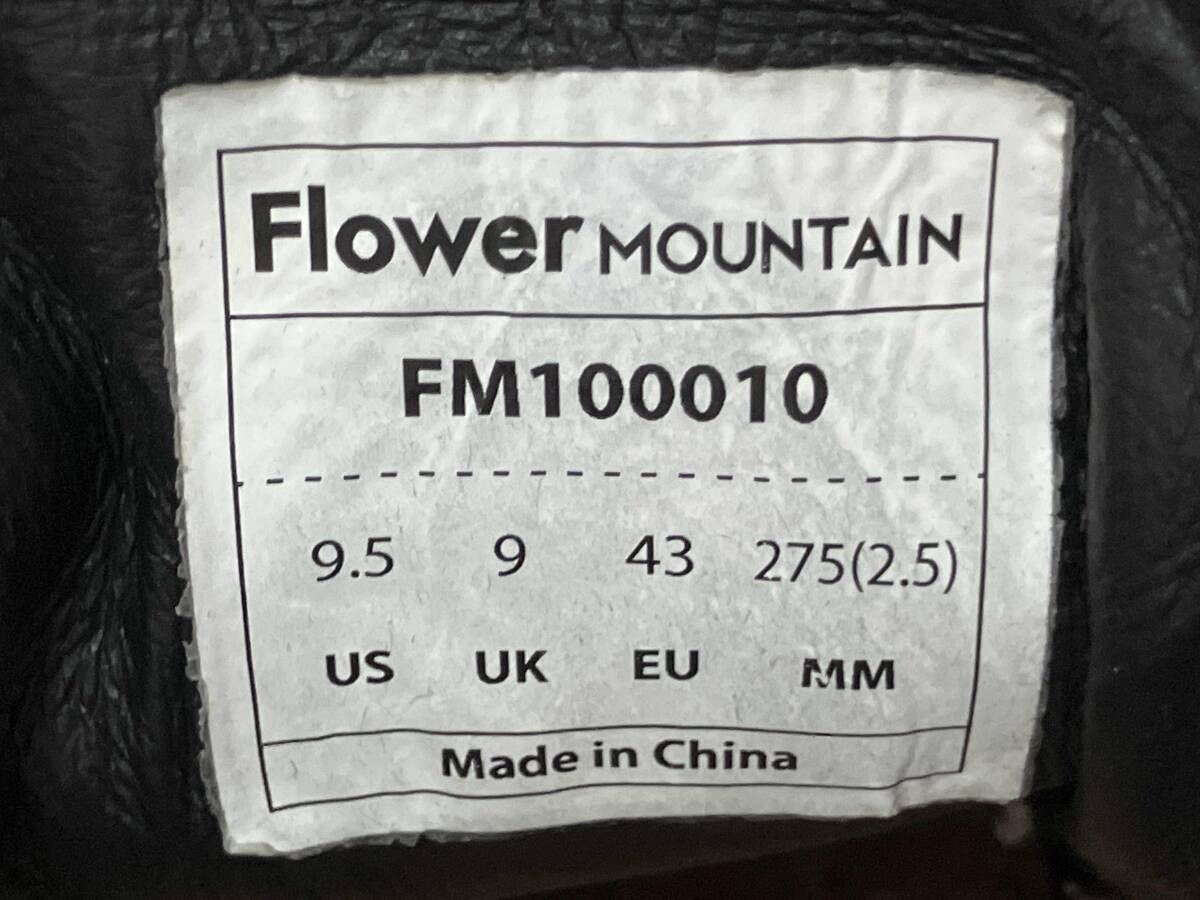 Flower MOUNTAIN フラワーマウンテン FM100010 Vibramソール スニーカー ホワイト waterproof サイズ27.5 Flower MOUNTAIN フラワーマウンテン FM100010 Vibramソール スニーカー ホワイト waterproof サイズ27.5