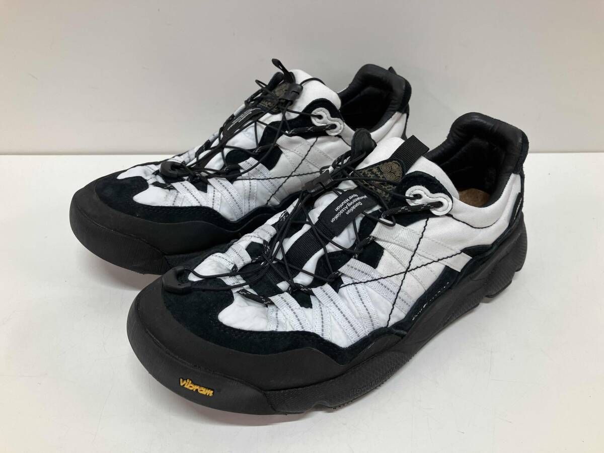 Flower MOUNTAIN フラワーマウンテン FM100010 Vibramソール スニーカー ホワイト waterproof サイズ27.5