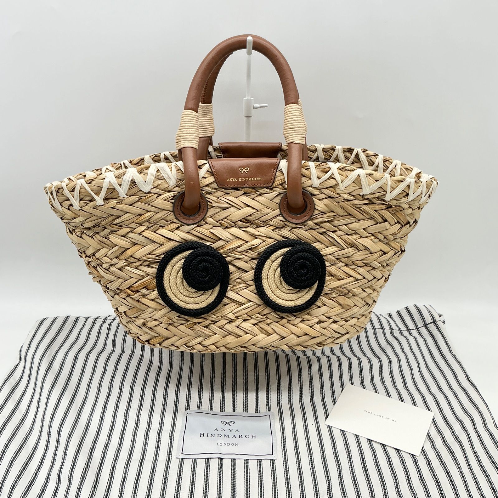 Anya Hindmarch アニヤハインドマーチ Small Basket Rope Eyes トート