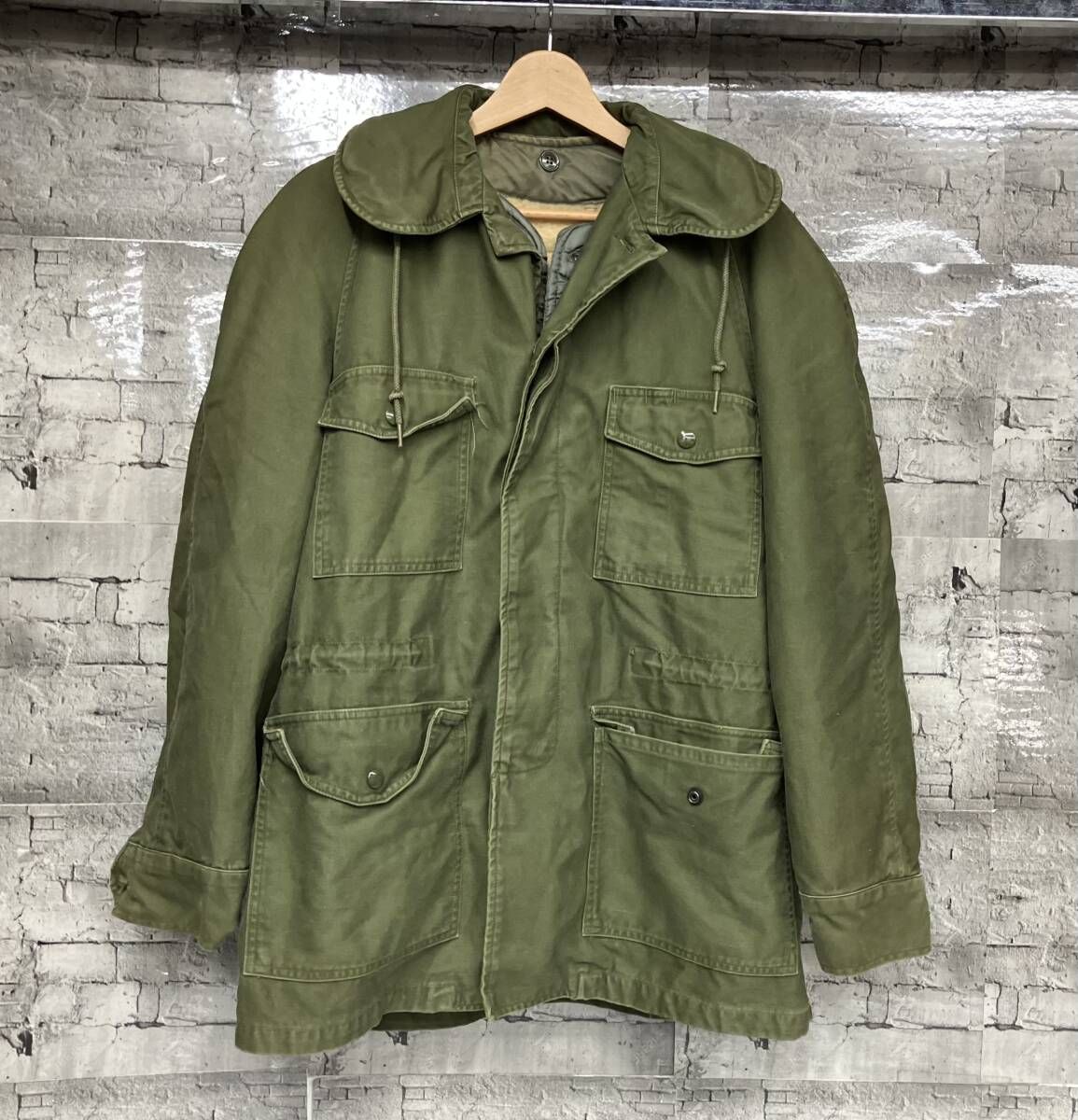 military 60s USAF キャトルジャケット ライナー付き その他フィールドジャケット サイズM カーキ