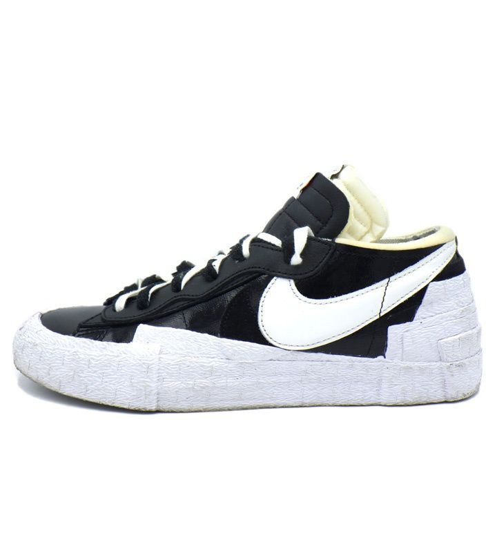 ナイキ NIKE × サカイ sacai 【 BLAZER LOW Black Patent Leather DM6443 001 】 ブレーザー ロー ブラック パテント レザー スニーカー 50970
