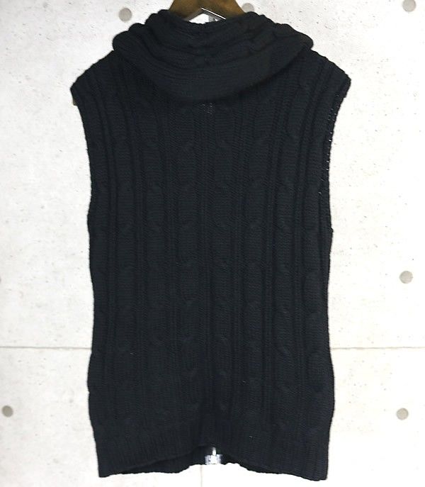 ■ Chrome Hearts ダガージップ　アルパカニット ベスト 45640 CHROME HEARTS 銀座店 クロムハーツ ダガージップ フード ニット