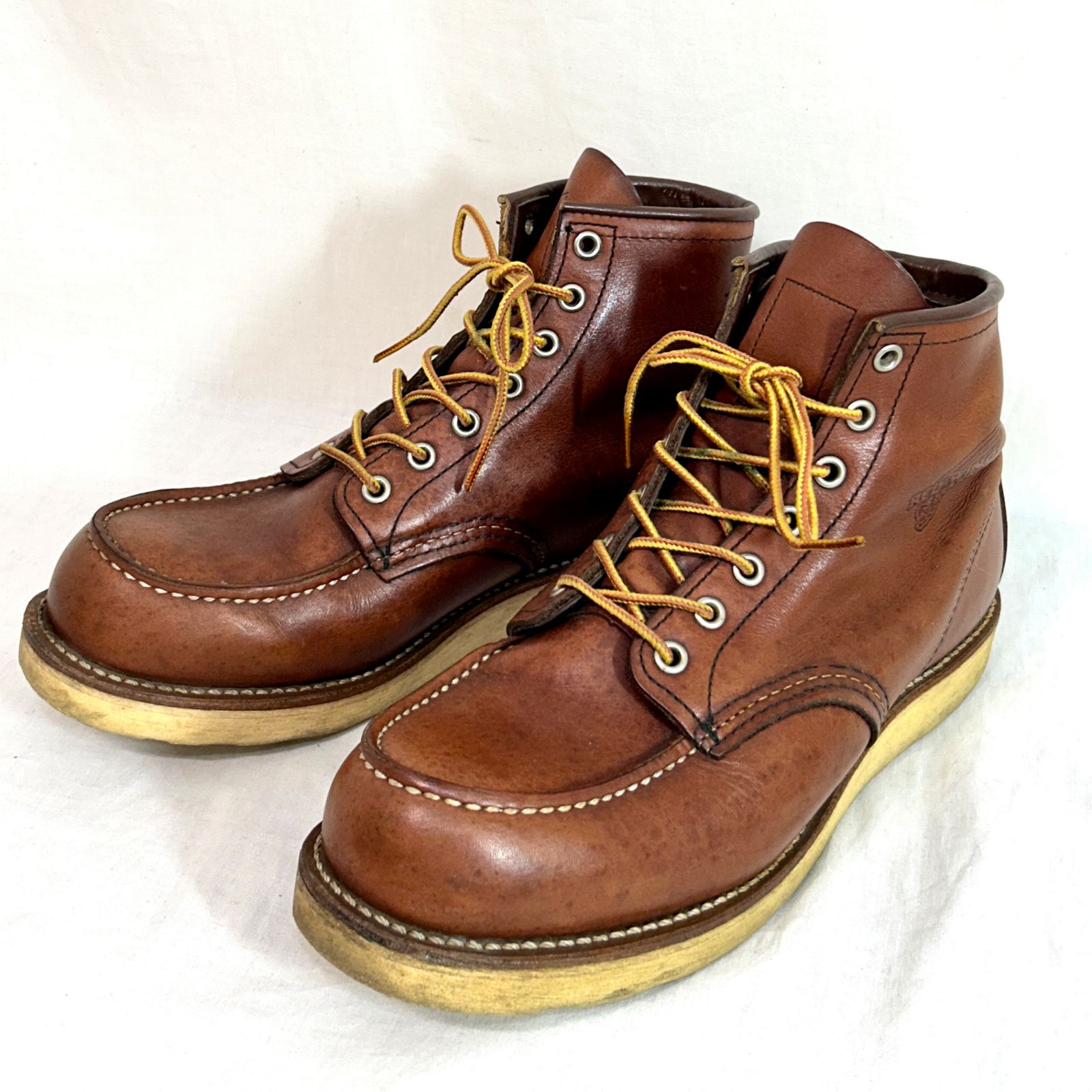 RED WING (8.5) MOC TOE ワークブーツ レッドウィング ブラウン 9106 K6-86