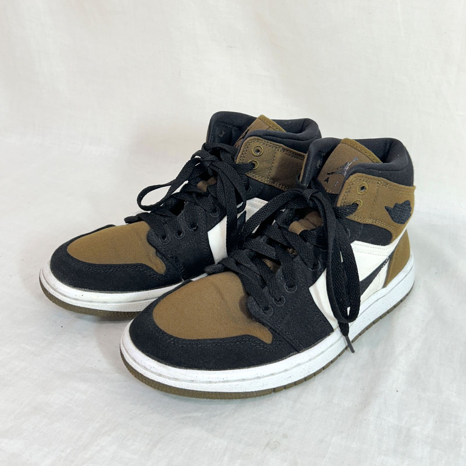 NIKE JORDAN BRAND ナイキ ジョーダンブランド (23.5cm) Air Jordan 1 Mid スニーカー ブラウン×ブラック DV0427-301 K6-87