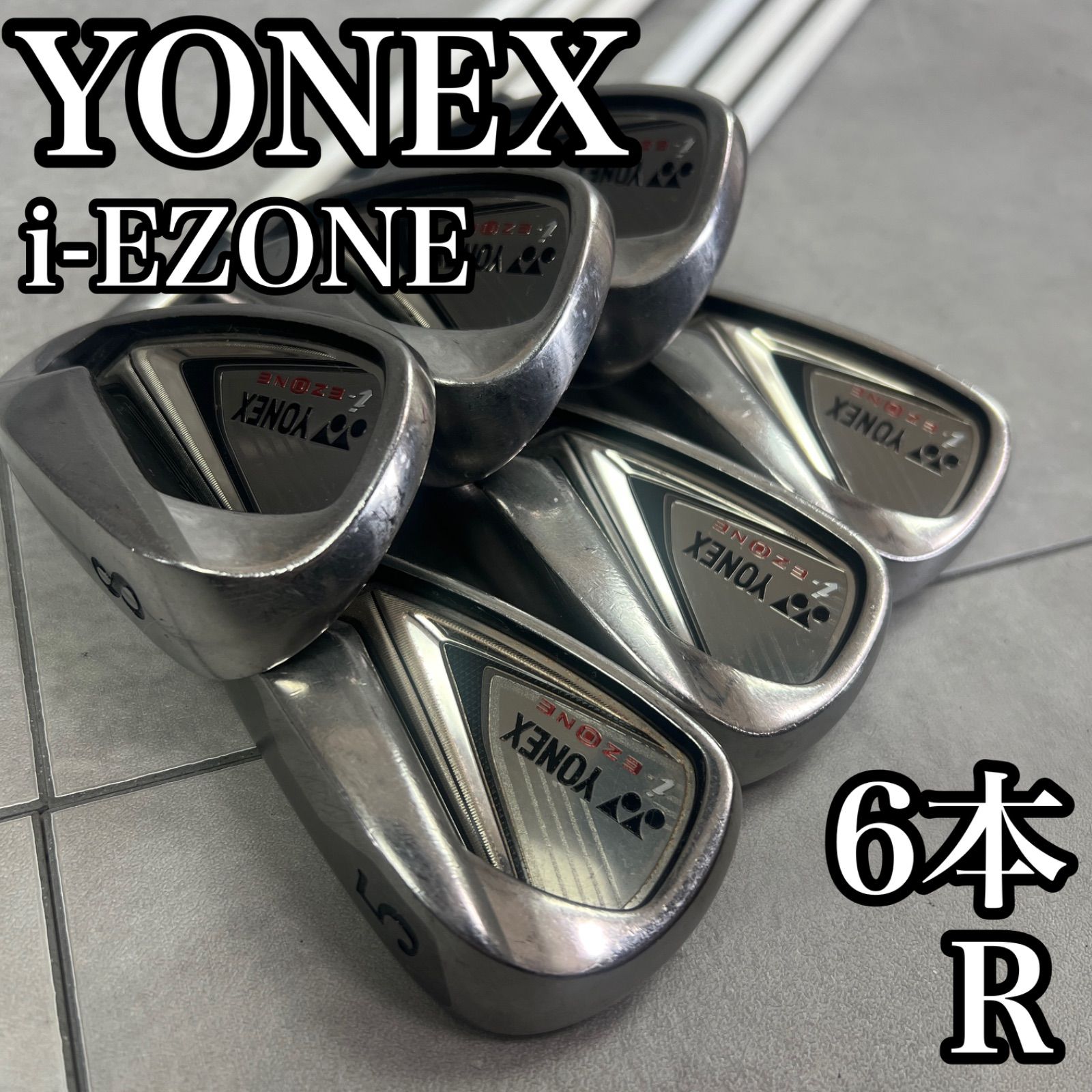 【フォローで割引クーポン配布中】YONEX　i-EZONE　イーゾーン　メンズゴルフアイアン6本セット　R　右　カーボン　26S4250SR8125