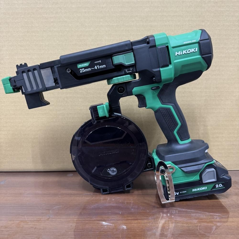 【おすすめ】【中古美品】HiKOKI WF1804DA(BP) コードレス連結ねじドライバ（バッテリー２個付）【202】