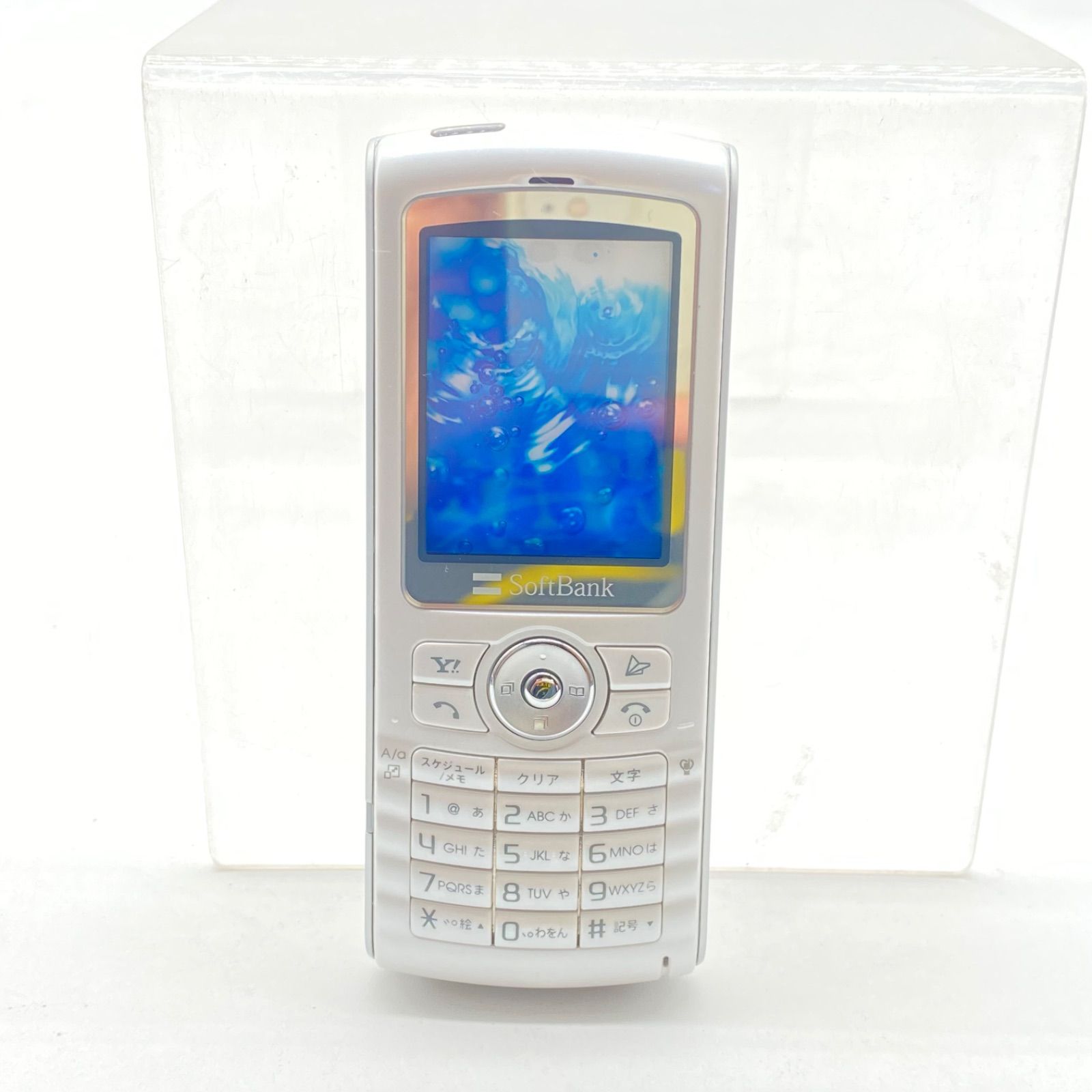 Softbank V201SH 201SH white mobile phone mockup model