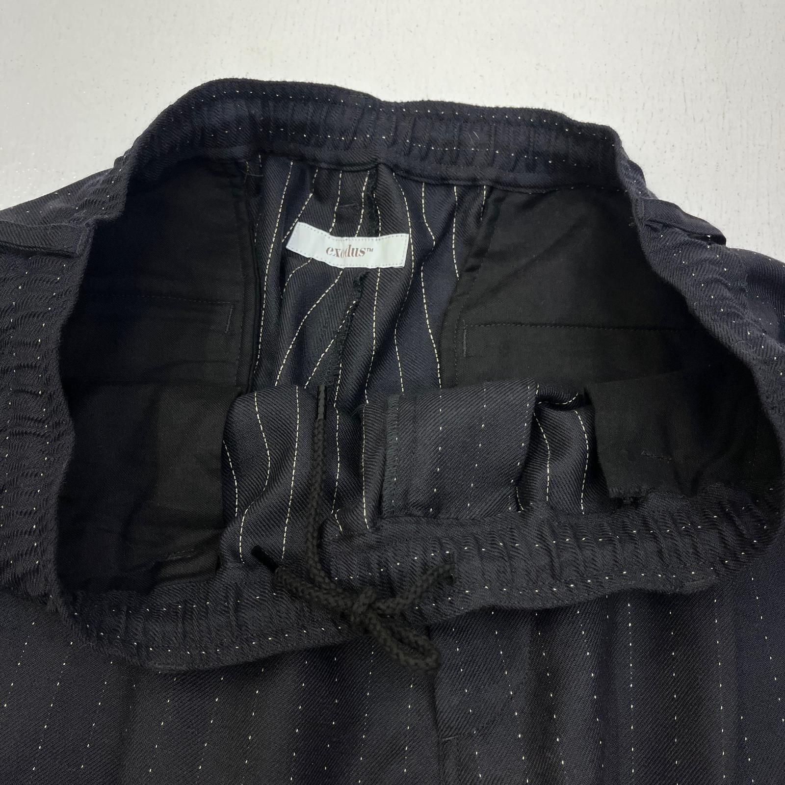 exodus WOOL GLITTER STRIPE EASY PANTS