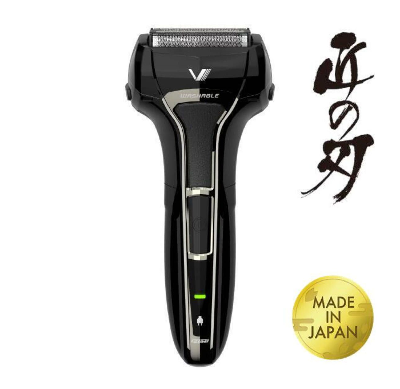 信頼の日本製「匠の刃シリーズ」の魅力！ USB充電式、お手入れ楽々、清潔に使える本体丸洗いしよう （3枚は）FR－V384（3枚刃）　父の日