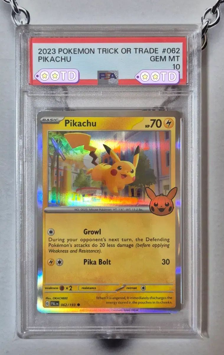 グレードカード PSA10 ポケモンカード 北米版 2023 ピカチュウ ハロウィーン ホロ
