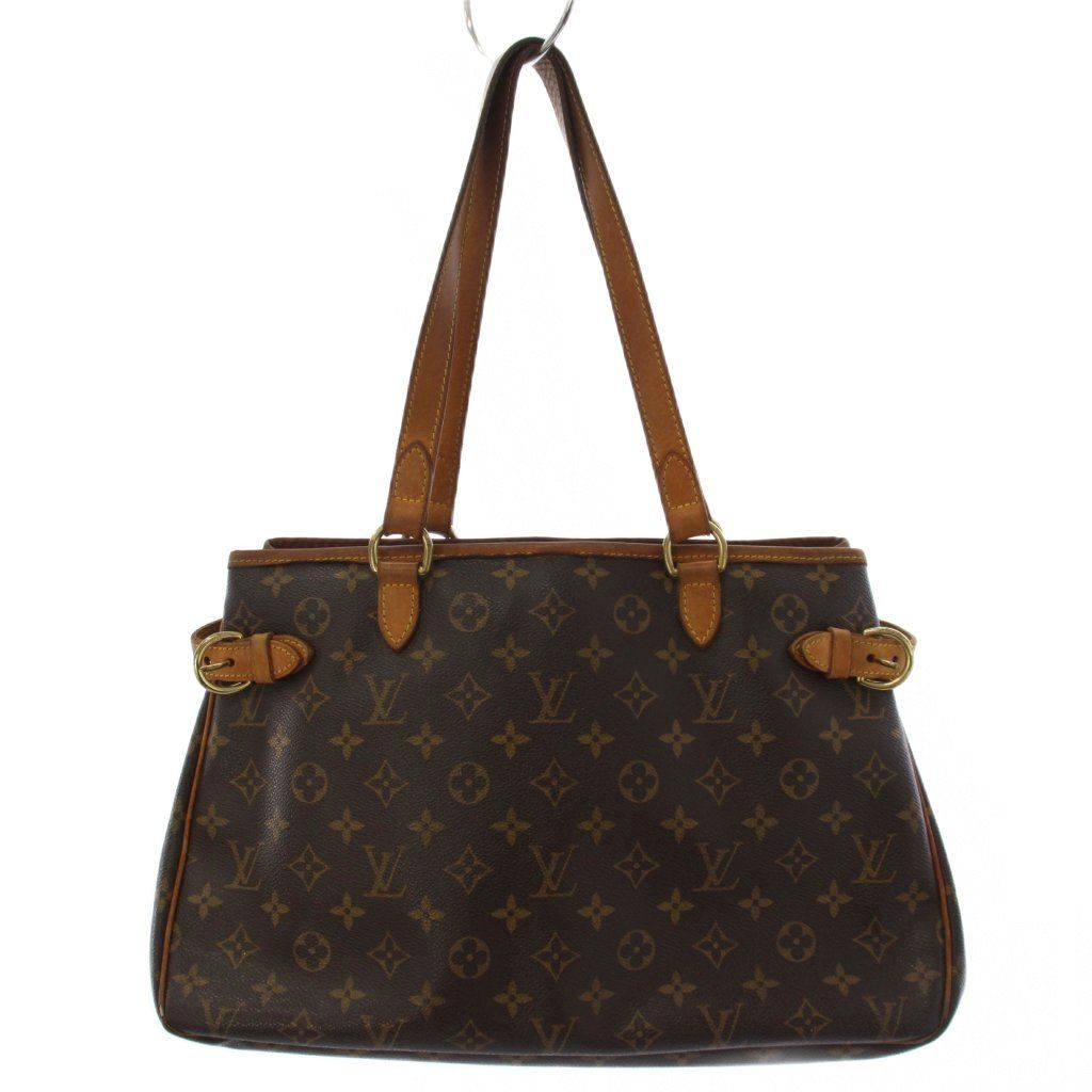ルイヴィトン LOUIS VUITTON モノグラム バティニョール オリゾンタル トートバッグ ハンドバッグ PVCキャンバス レザー 茶 ブラウン M51154 /YT ■OH ●D