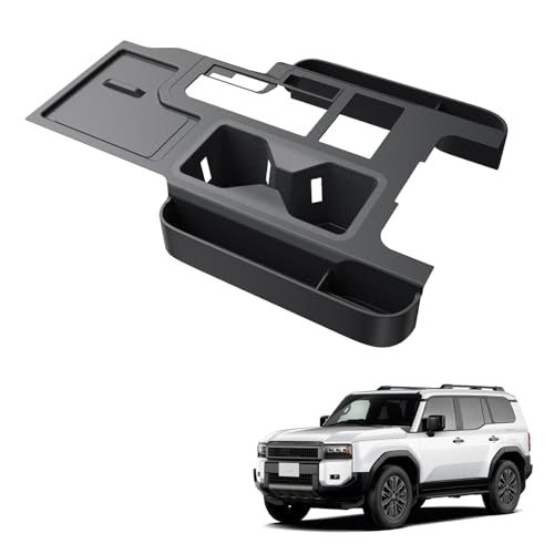 【新品】HUAHAO トヨタ ランクル 250 置くだけ充電の装着車 専用コンソールトレイ 滑り止めマット シフトパネルカバー ランクル250 コンソールボックス カバー 隙間収納 車用収納ボックス 小物入れ キズ・汚れ防止 ランクル250 7059e3c3 7,425円
