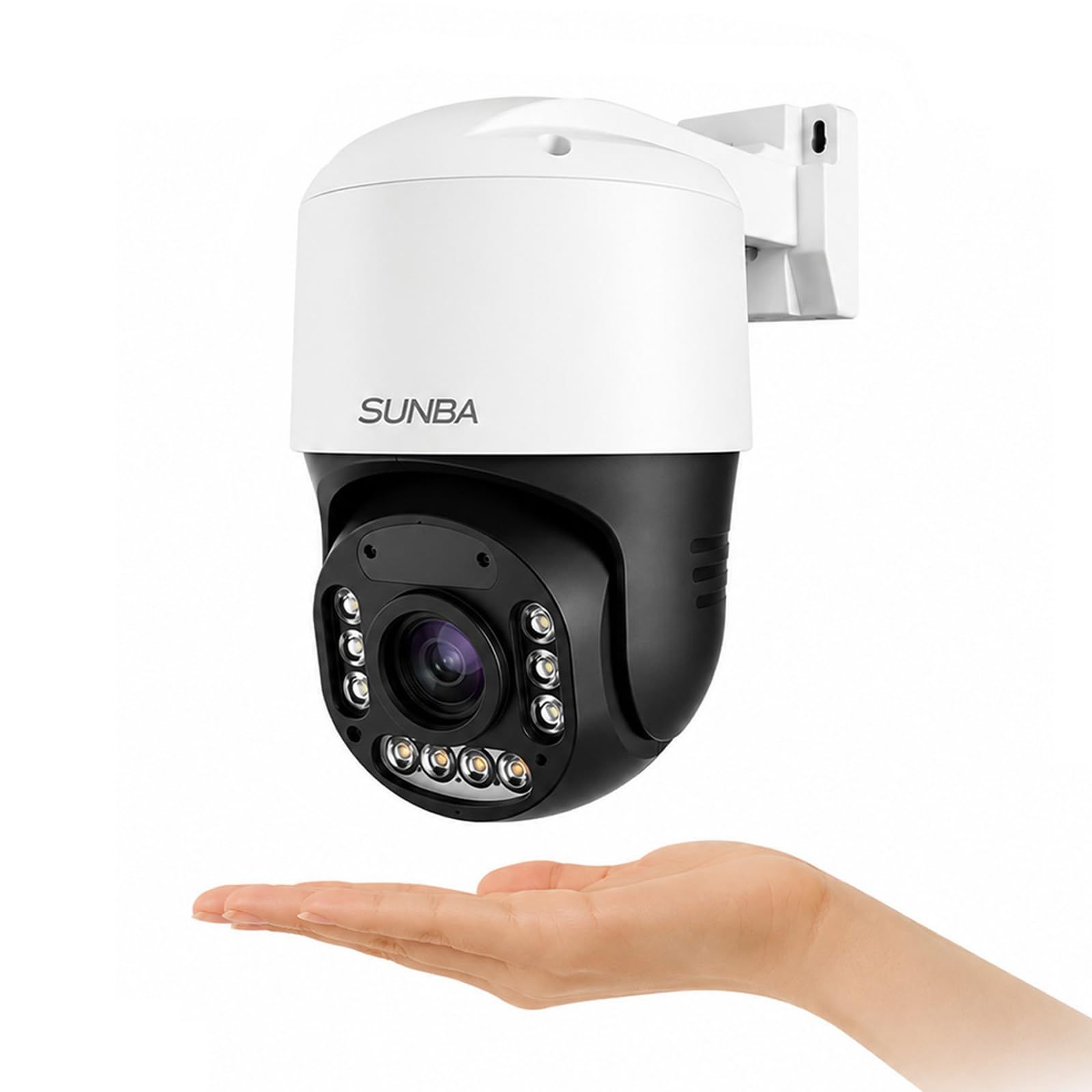 【新品】SUNBA【305-D20X 4K】 4K/800万画素 Mini PoE + PTZ屋外用セキュリティ監視ドームカメラ 、20倍光学ズーム、IPカメラ、デュアルライトカラーナイトビジョン&赤外線暗視技術100m、双方向オーディオ、3 cda8ceb7
