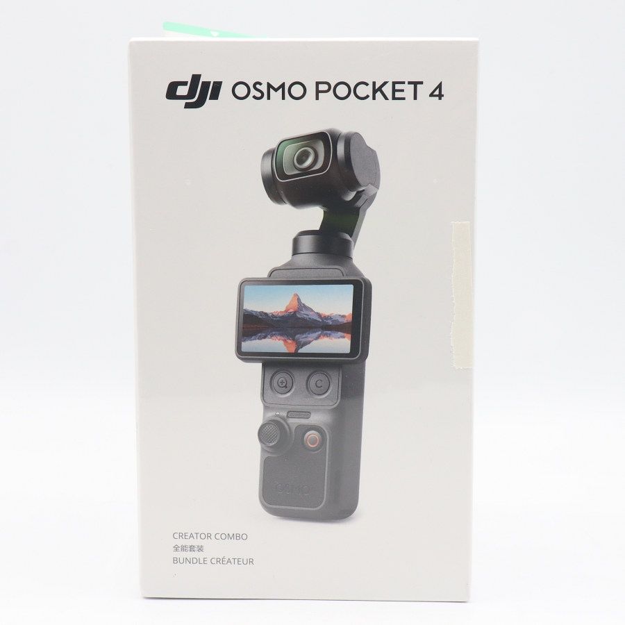 【新品未開封】DJI Osmo Pocket 4 Creator Combo OP4401 3軸スタビライザー 4K対応 ポケットジンバル アクションカメラ クリエイターコンボ 本体