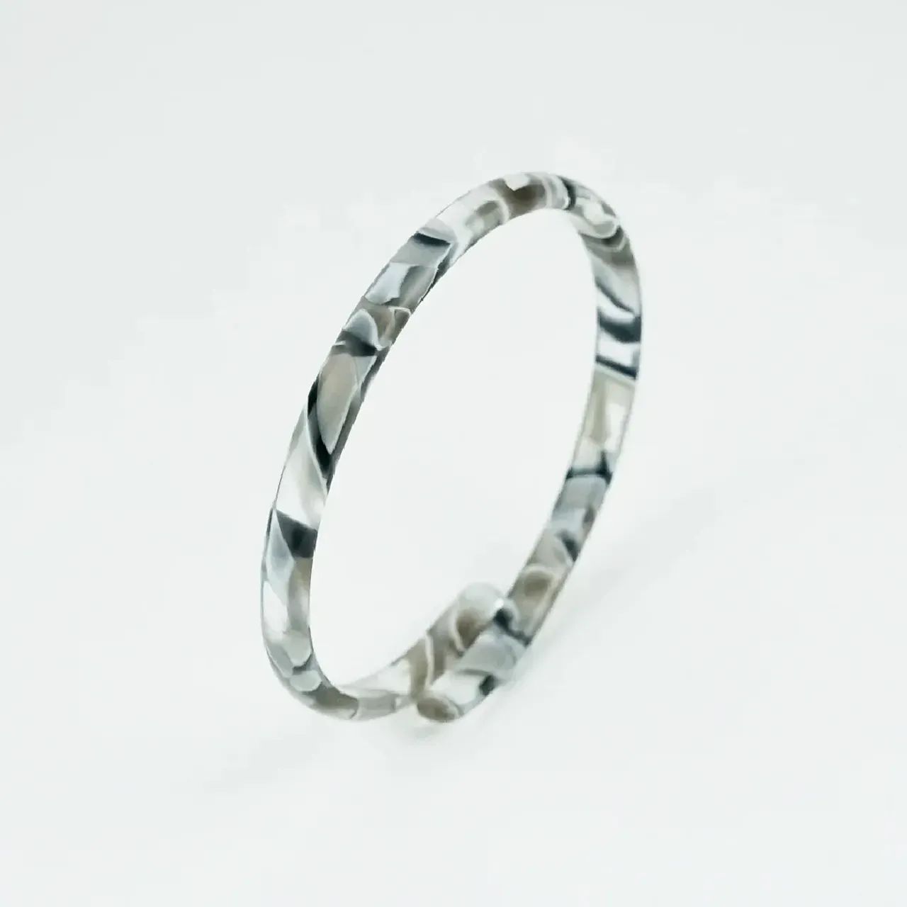 未使用新品 KISSO ブレスレット 927 summer gray キッソオ 鯖江 グレー 