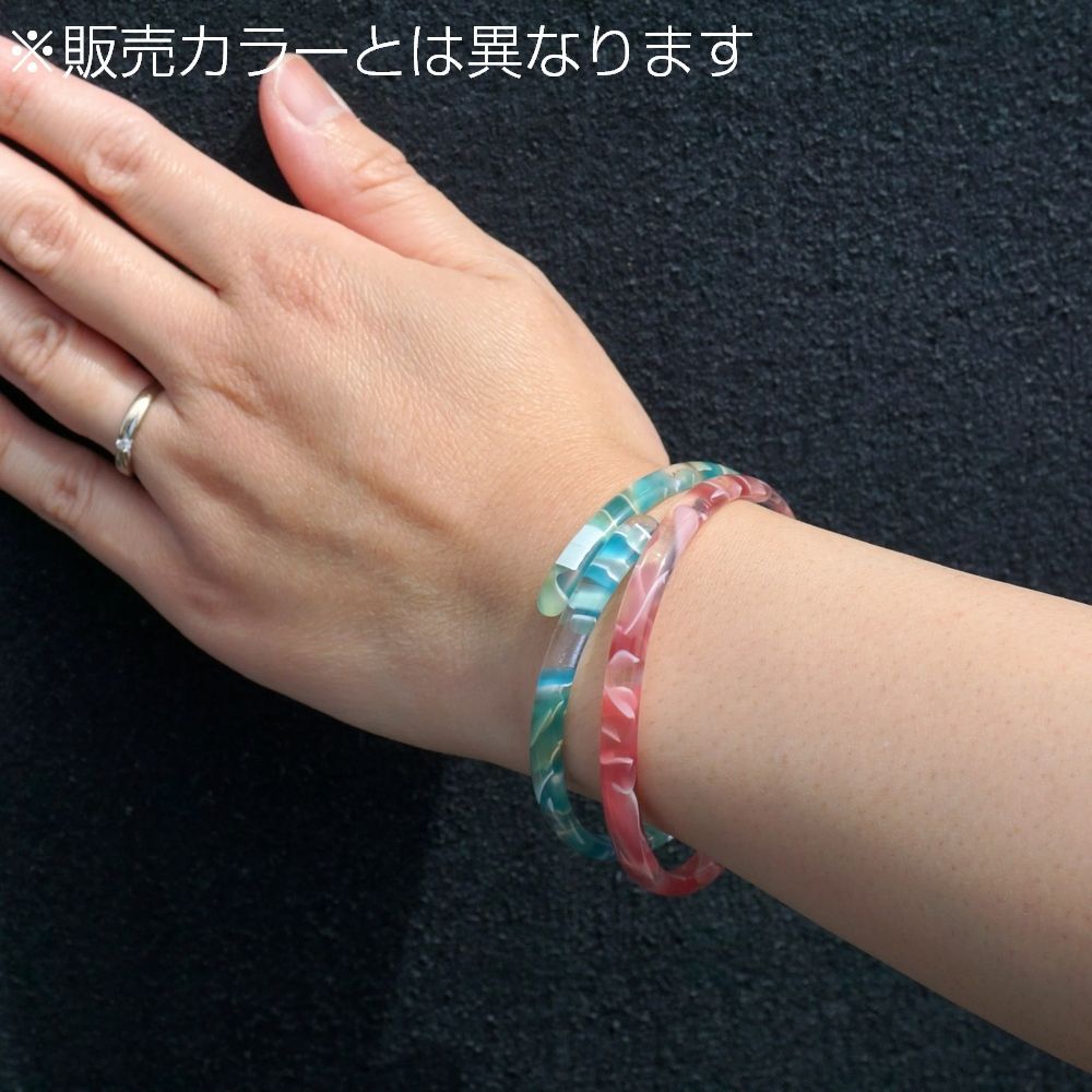 未使用新品 KISSO ブレスレット 927 summer gray キッソオ 鯖江 グレー 