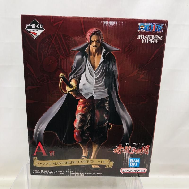 【中古】未開封)A賞 シャンクス MASTERLISE EXPIECE ｢一番くじ ワンピース 赤髪海賊団｣[22]
