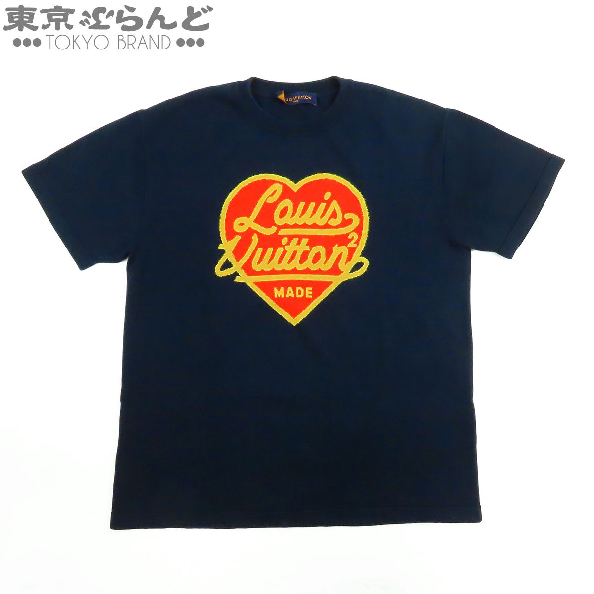 シャツ ルイヴィトン ハートロゴ ルイヴィトン LOUIS VUITTON ニット