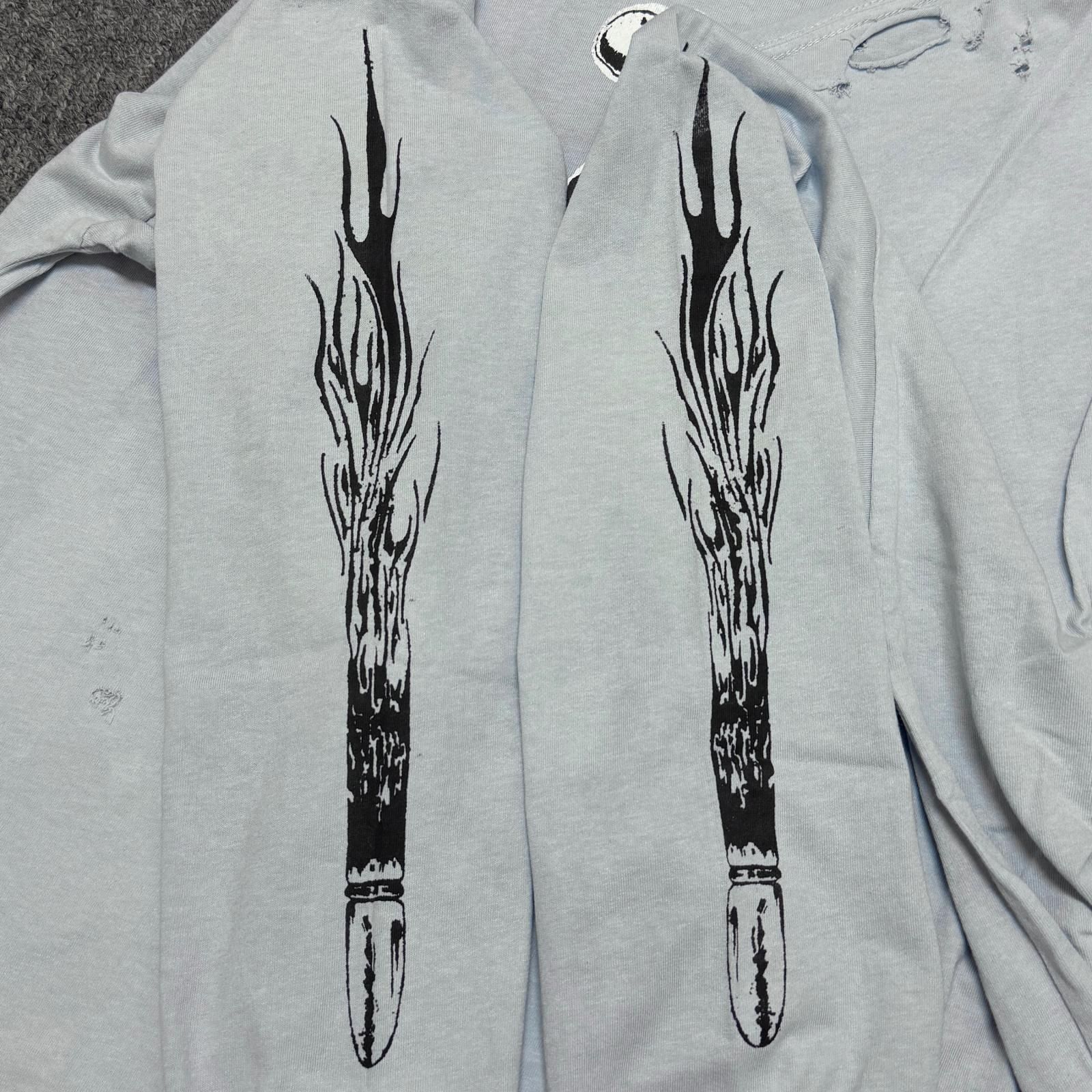参考上代24200円 未使用 TEPPEI FURUYAMA 25SS LS T YS YS長袖Tシャツ カットソー ロンT テッペイ フルヤマ TF-25S-026 ブルー 2 （16707M）