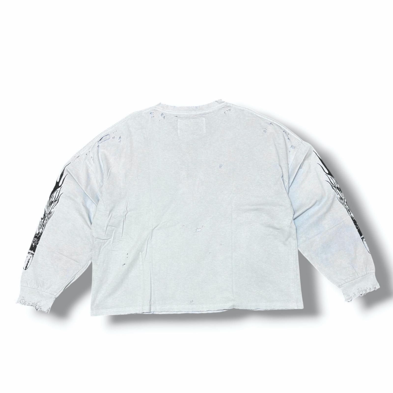 参考上代24200円 未使用 TEPPEI FURUYAMA 25SS LS T YS YS長袖Tシャツ カットソー ロンT テッペイ フルヤマ TF-25S-026 ブルー 2 （16707M）