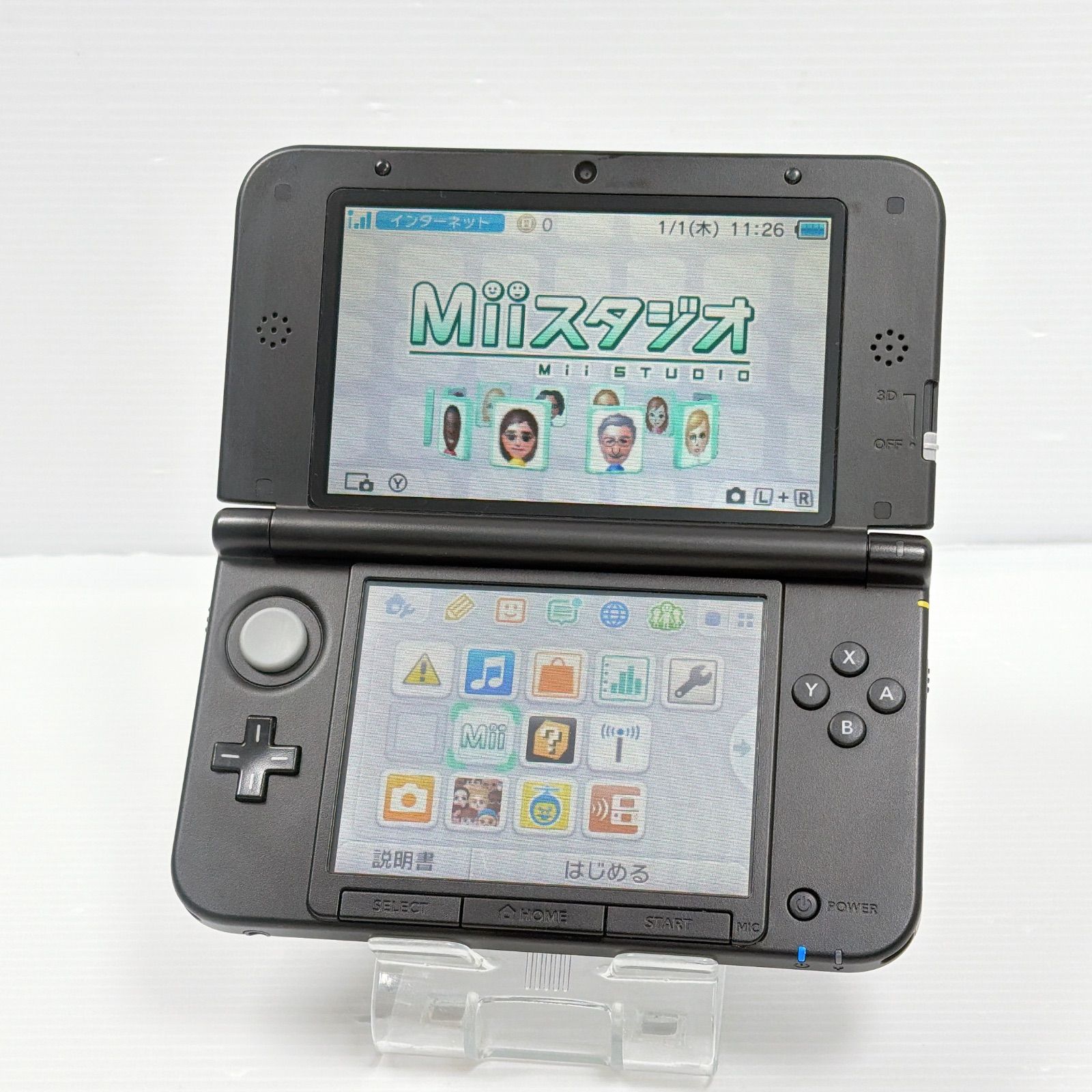 美品 ニンテンドー 3DSLL ブラック 遊べるセット 動作確認済み モンスターハンター4 ソフト付き Monster Hunter4 Nintendo ds 3dsll 3DS LL 任天堂 管理番号M2029 美品 ニンテンドー 3DSLL ブラック 遊べるセット 動作確認済み モンスターハンター4 ソフト付き Monster Hunter4 Nintendo ds 3dsll 3DS LL 任天堂 管理番号M2029