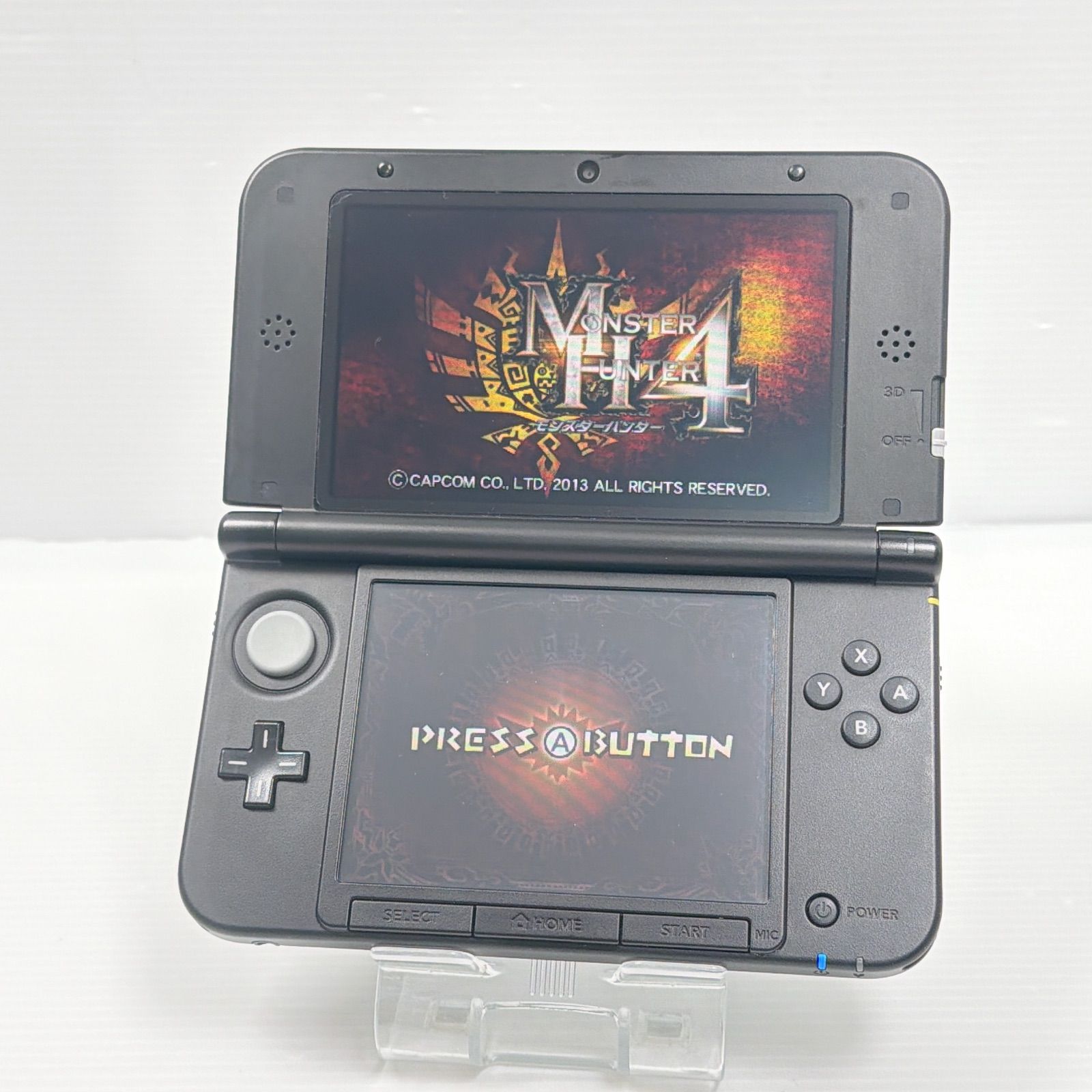美品 ニンテンドー 3DSLL ブラック 遊べるセット 動作確認済み モンスターハンター4 ソフト付き Monster Hunter4 Nintendo ds 3dsll 3DS LL 任天堂 管理番号M2029 美品 ニンテンドー 3DSLL ブラック 遊べるセット 動作確認済み モンスターハンター4 ソフト付き Monster Hunter4 Nintendo ds 3dsll 3DS LL 任天堂 管理番号M2029