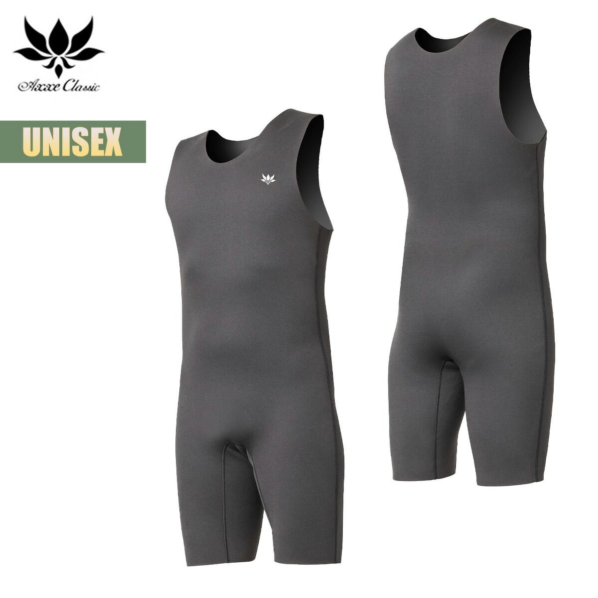 アックス クラシック ユニセックス ウェットスーツ サーモブラックプラス インナーショートジョン AXXE CLASSIC thermo BLACK plus INNER SHORT JOHN 0.7mm 起毛素材 防寒 ウエットスーツインナー 正規品