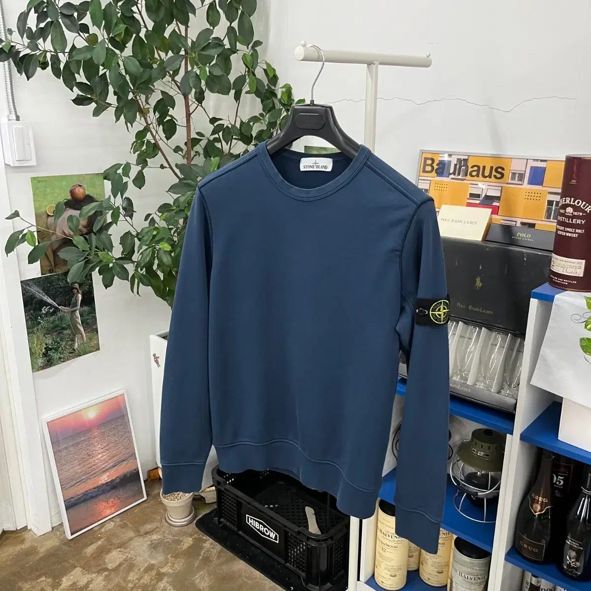 STONE ISLAND ストーンアイランド ワッペン スウェット M