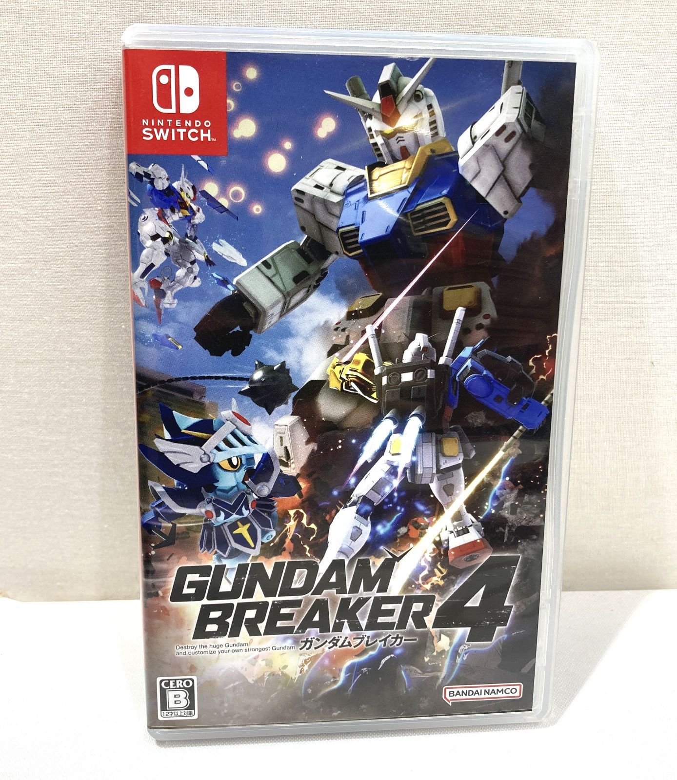 こちらはガンダムブレイカー4の中古ソフトです 高松31-0153] Switchソフト ガンダムブレイカー4☆動作確認済☆[中古