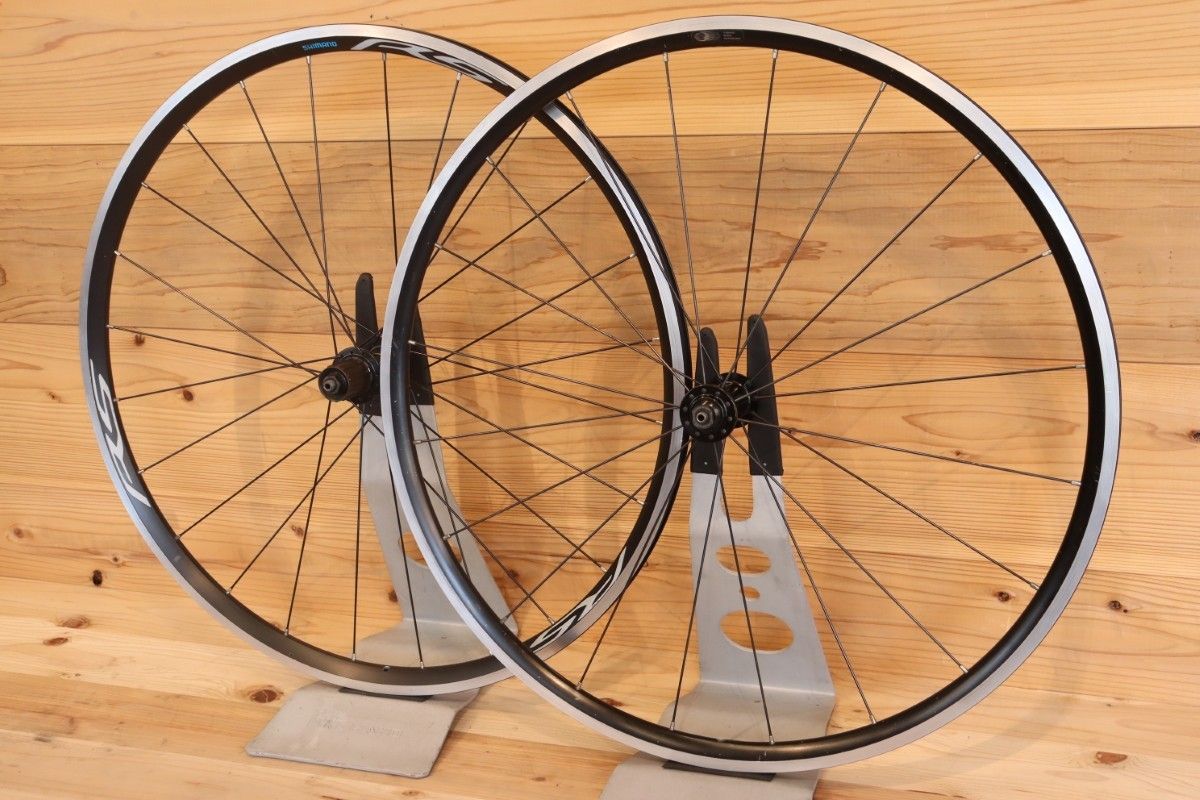 シマノ SHIMANO WH-R500/RS100 アルミ クリンチャー ホイールセット