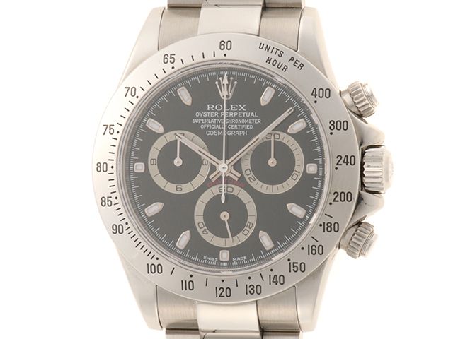 ROLEX ロレックス デイトナ 116520 ブラック ステンレススチール メンズ 自動巻き 2143000747594 200 【中古】