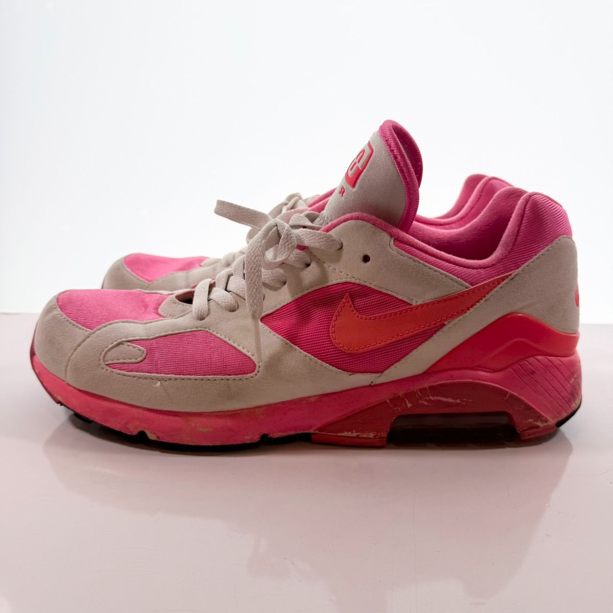 ナイキ NIKE COMME des GARCONS HOMME PLUSAIR コムデギャルソン オムプリュス AIR MAX 180 エアマックス スニーカー ピンク S-469