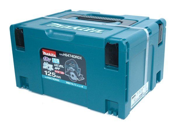 新品 未開封 Makita マキタ HS474DRGX 充電式マルノコ バッテリー2個(BL1860B)、充電器(DC18RF)付