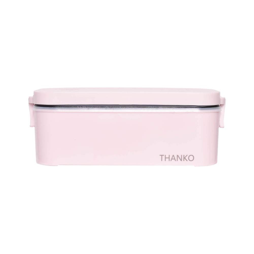THANKO 炊飯器 小型 一人用 おひとりさま用超高速弁当箱炊飯器 白色/さく