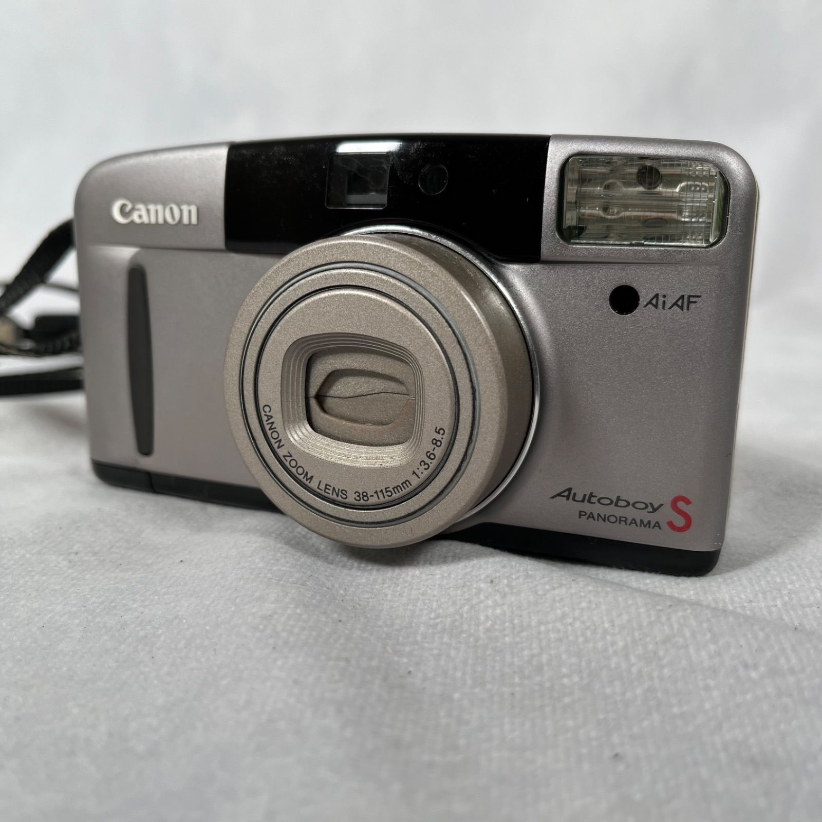 【管2605-462】CANON キヤノン オートボーイ S コンパクトフィルムカメラ 現状渡し 動作未確認 ベタつきあり